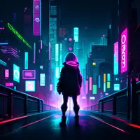 anima - cyberpunk city at night
