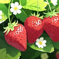 wanima-cute - anime, a strawberry shaped like a penguin, natural light